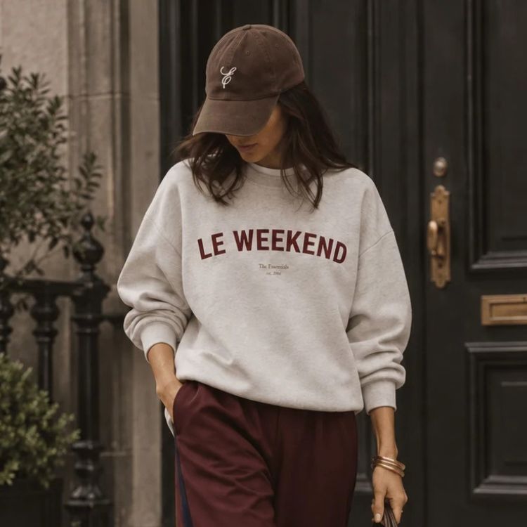 Le Weekend Cropped Sweatshirt