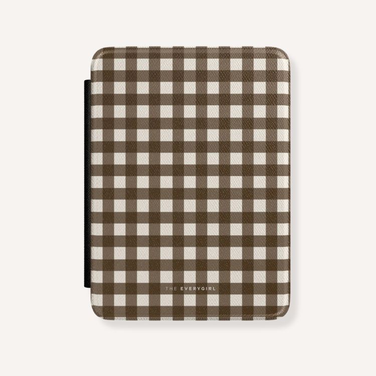 Fall Gingham Kindle Cover