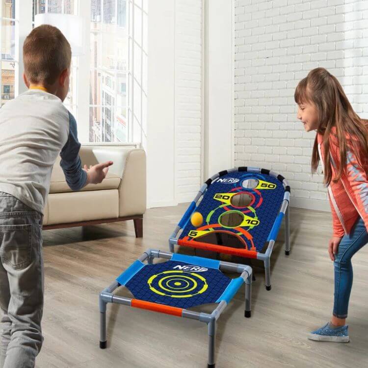 NERF Kids Bounce N Score Target Toss