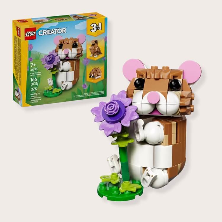 LEGO Creator 3-in-1 Hamster with Flower Kit