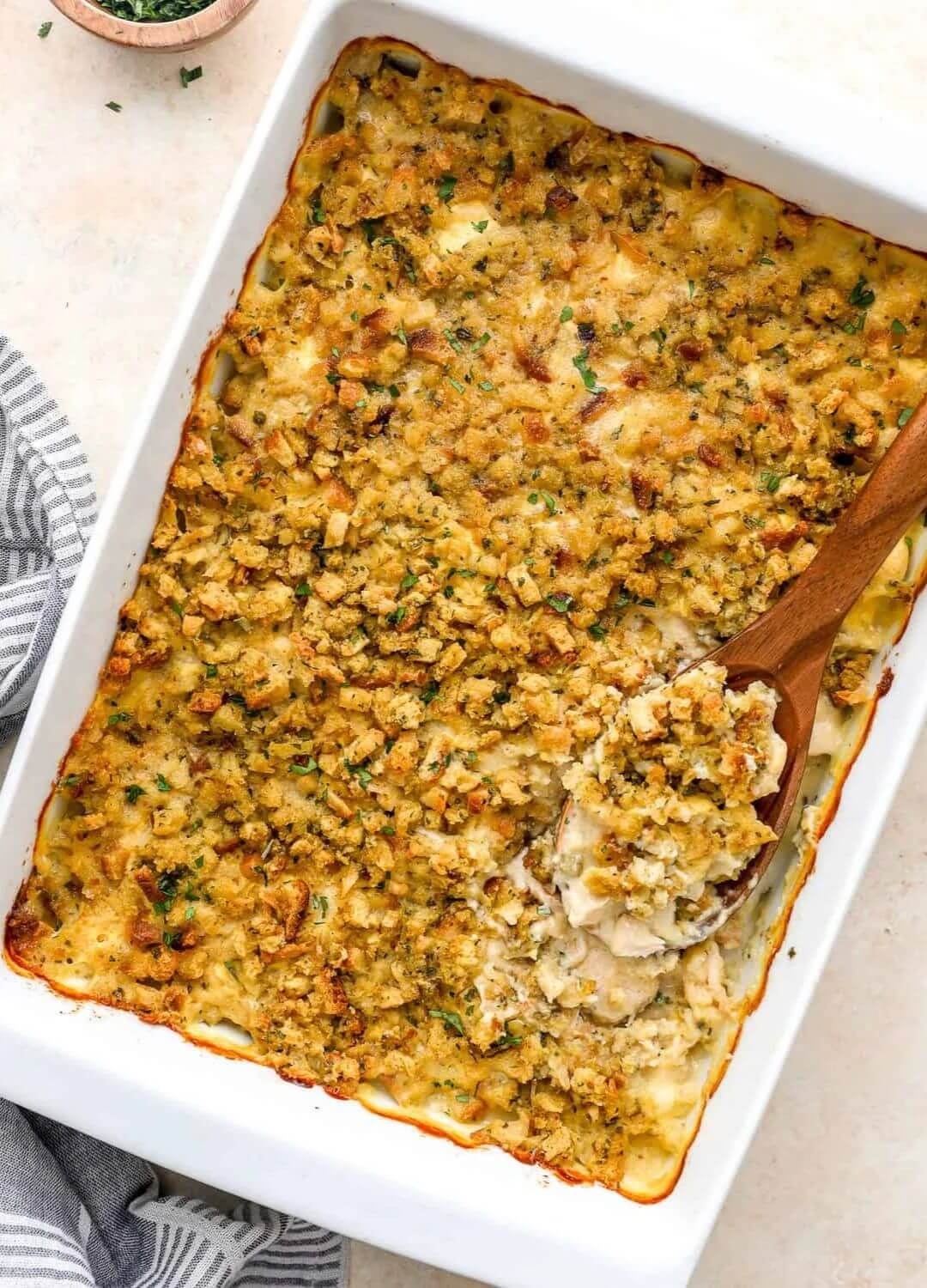 chicken and stuffing casserole dump dinners