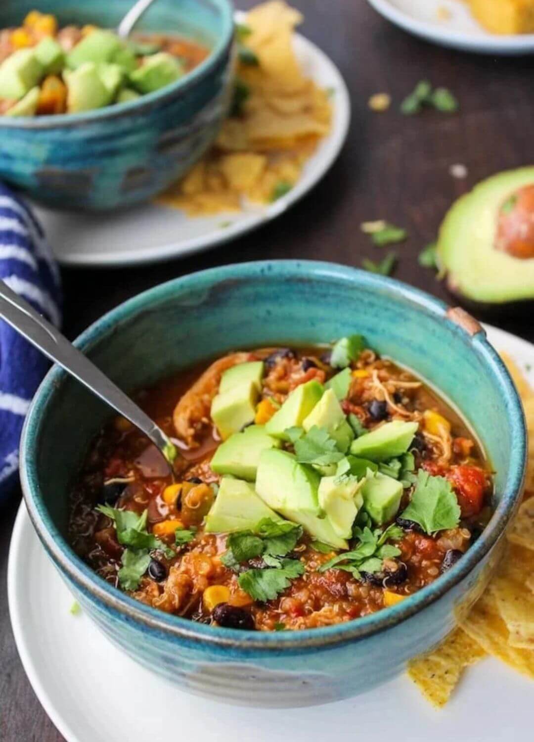 instant pot enchilada soup dump dinners