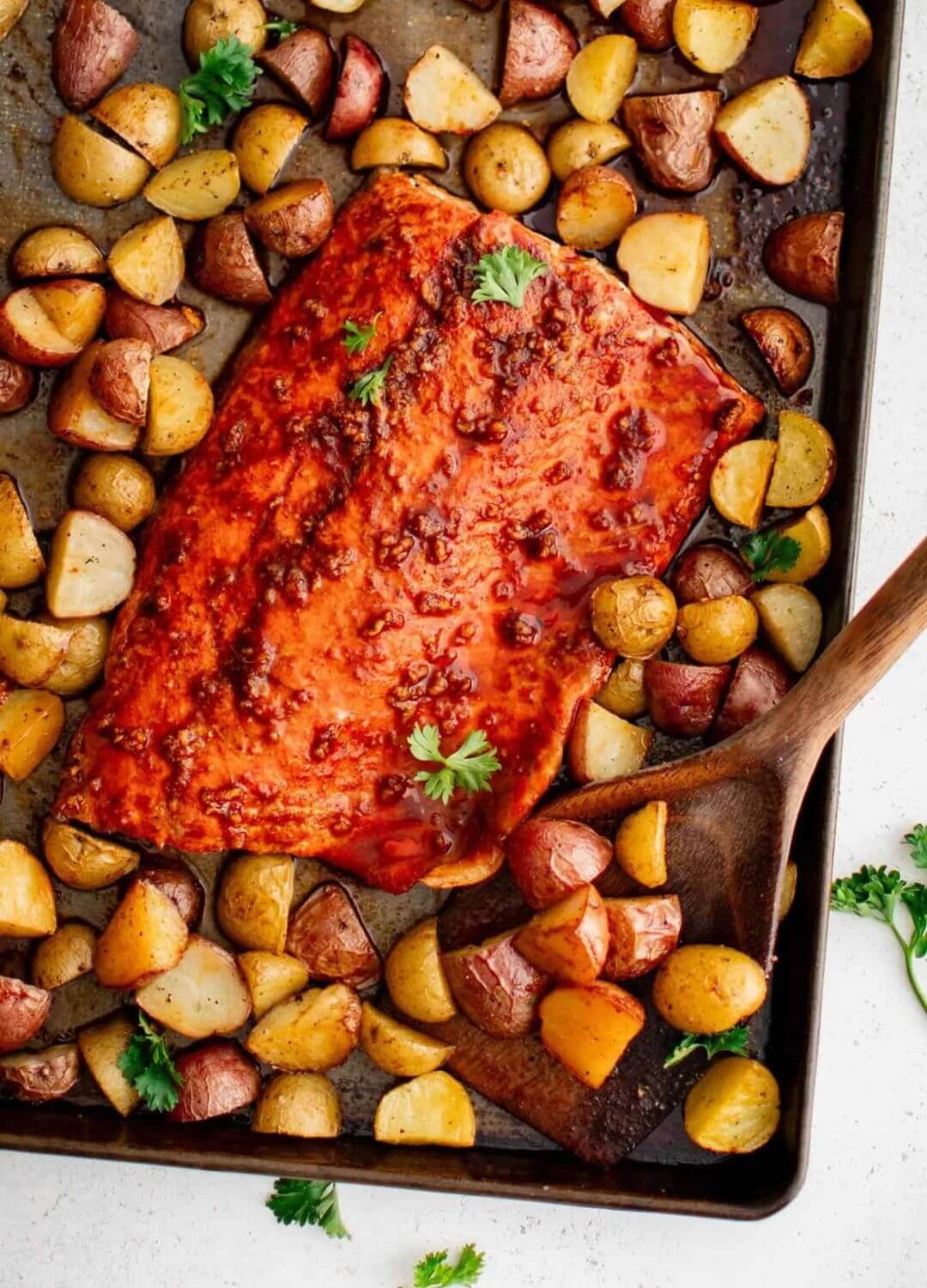 maple salmon dump dinners