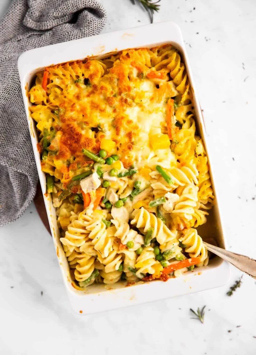 turkey noodle casserole dump dinners