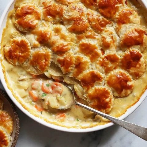 veggie pot pie dump dinners feature