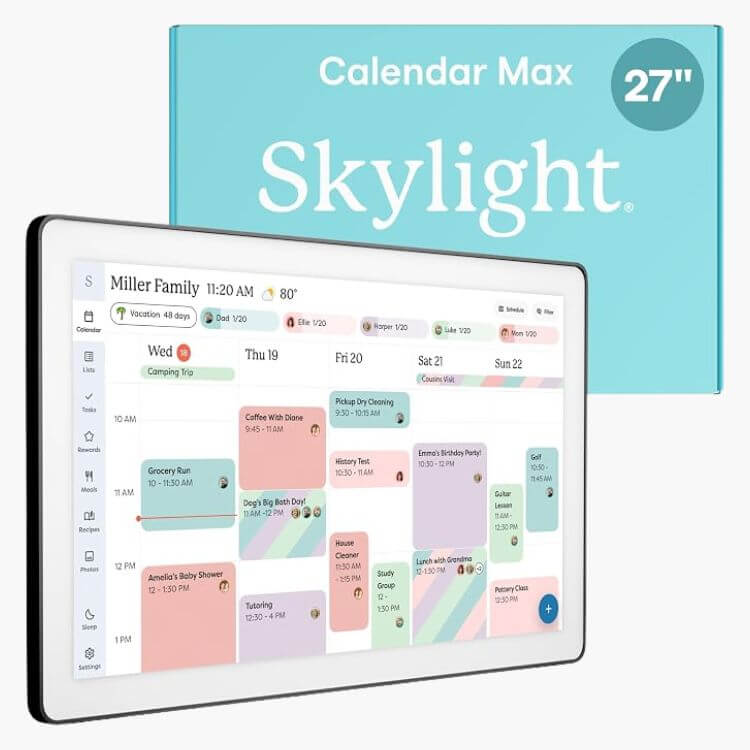 Skylight Calendar Max – 27" Digital Calendar 