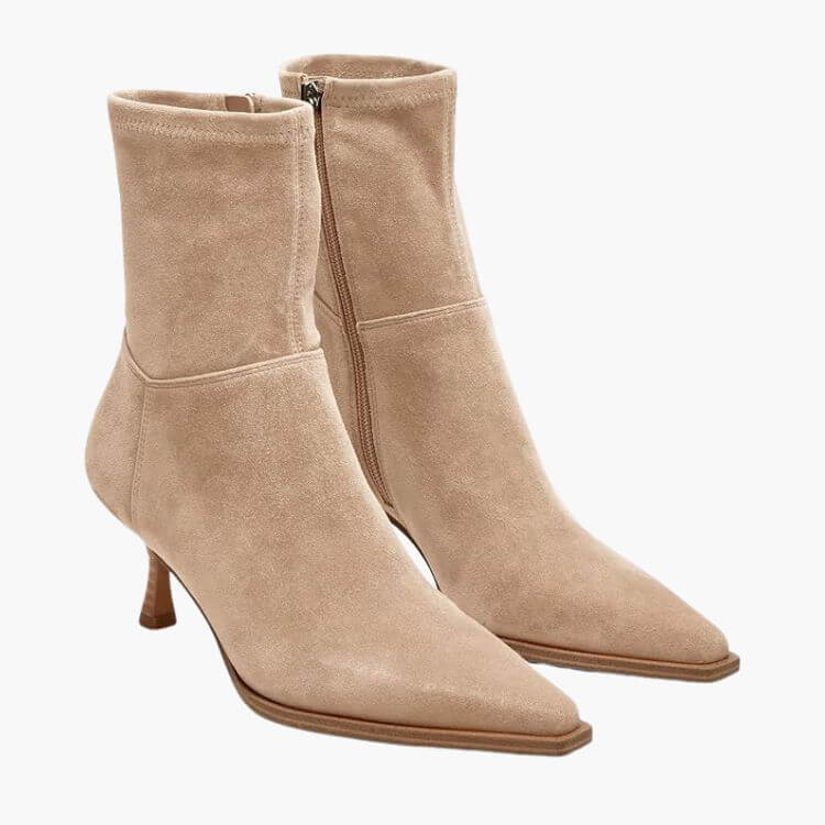 Low Heel Ankle Boots