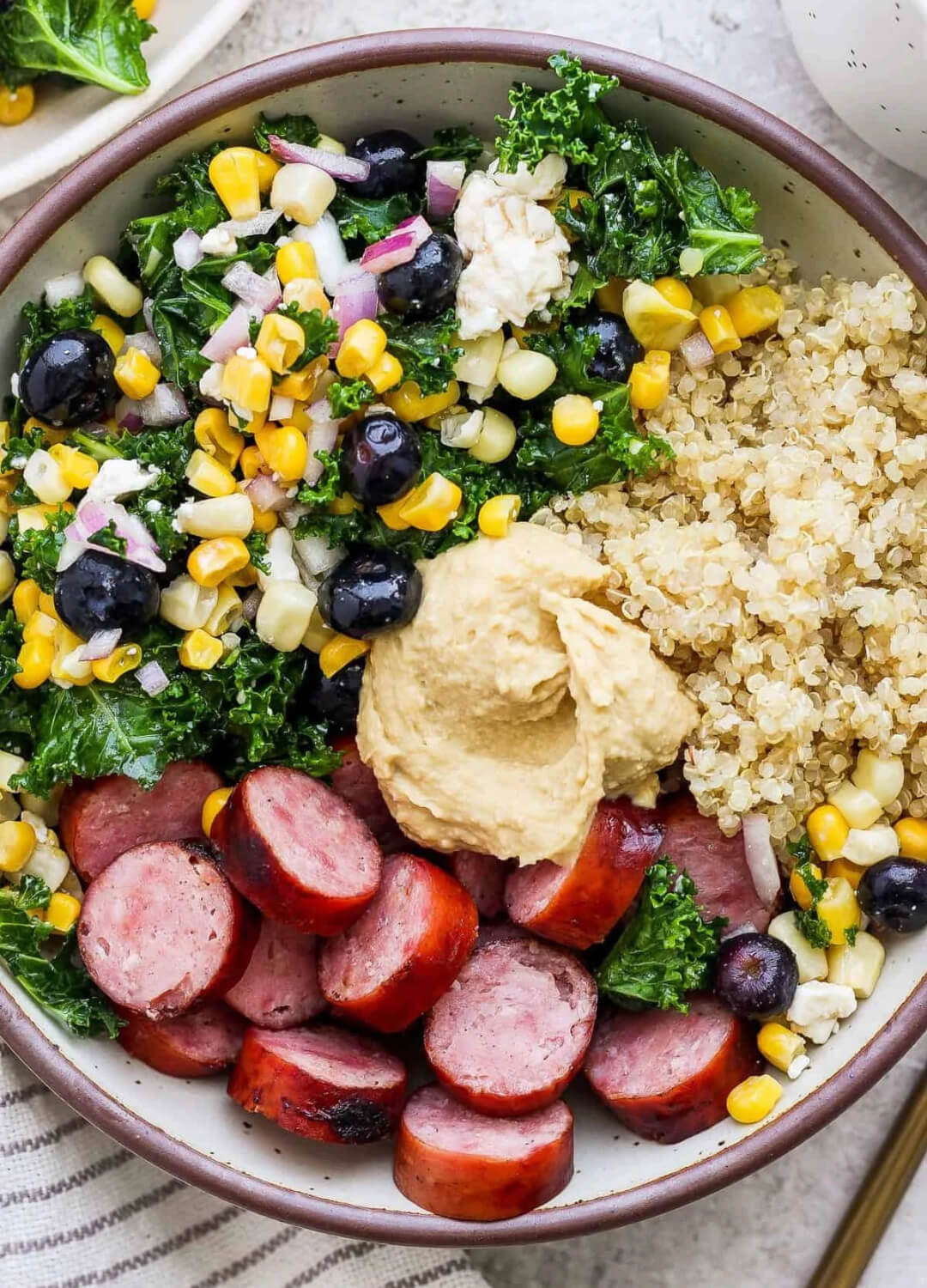 bratwurst and kale bowl dinner recipes
