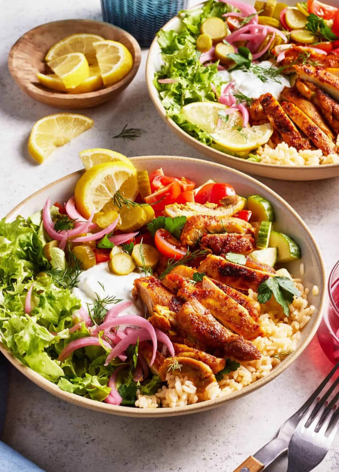 chicken shwarma bowl dinner recipes