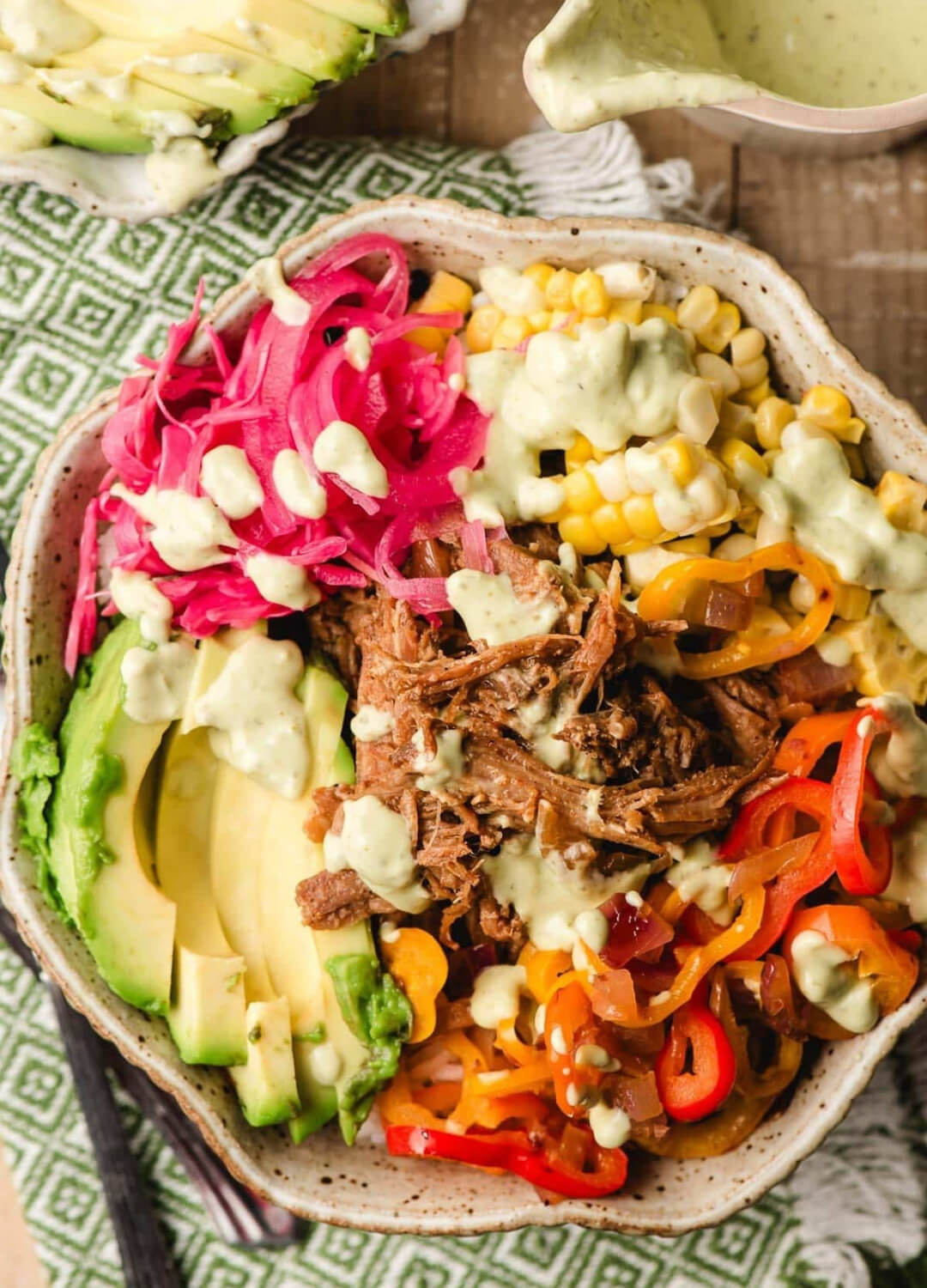 pulled pork rice bowl dinner recipes