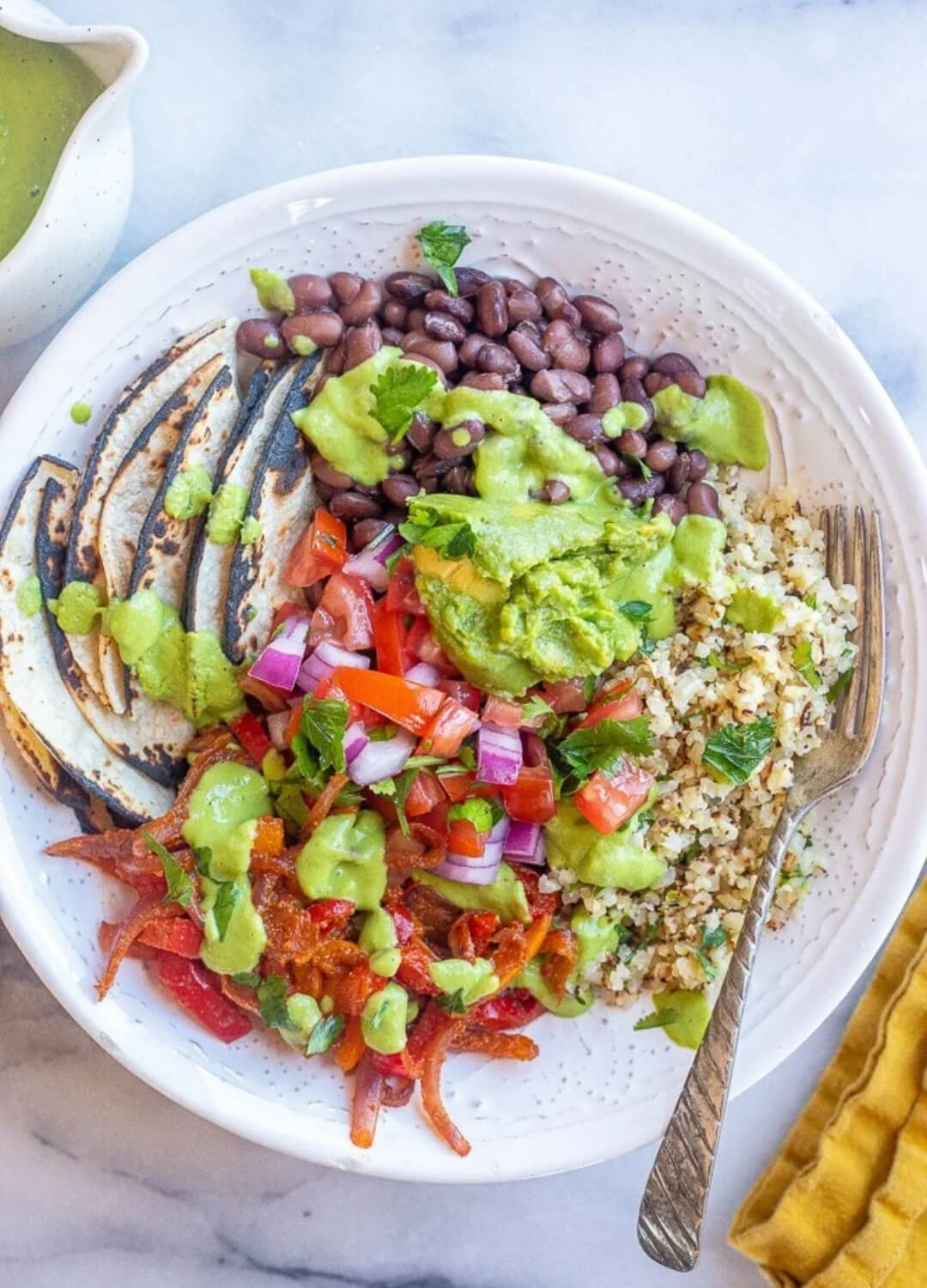 vegan fajita bowl dinner recipes