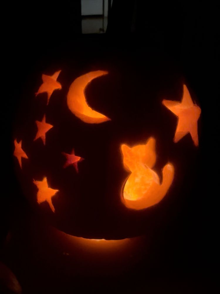 pumpkin carving using cooking cutters