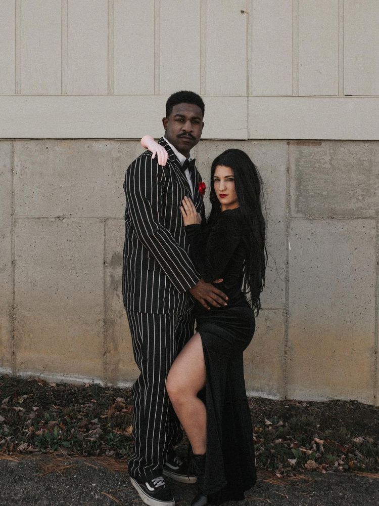 morticia and gomez addams Wednesday couples costume