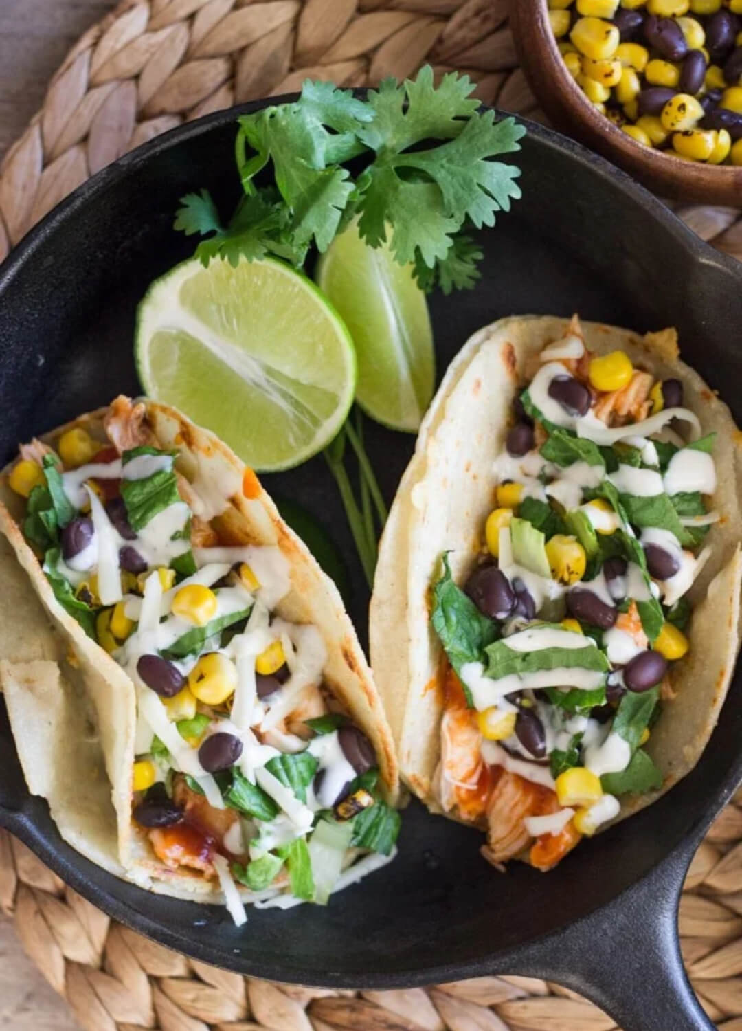 bbq chicken tacos lazy dinners