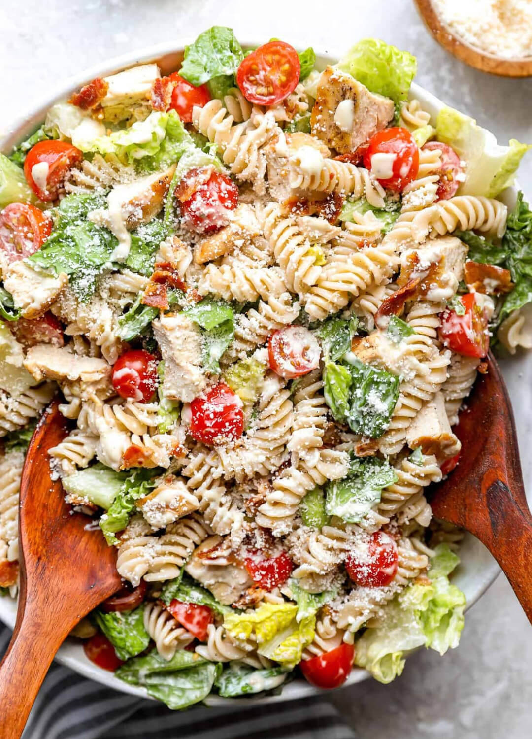 chicken caesar salad lazy dinners