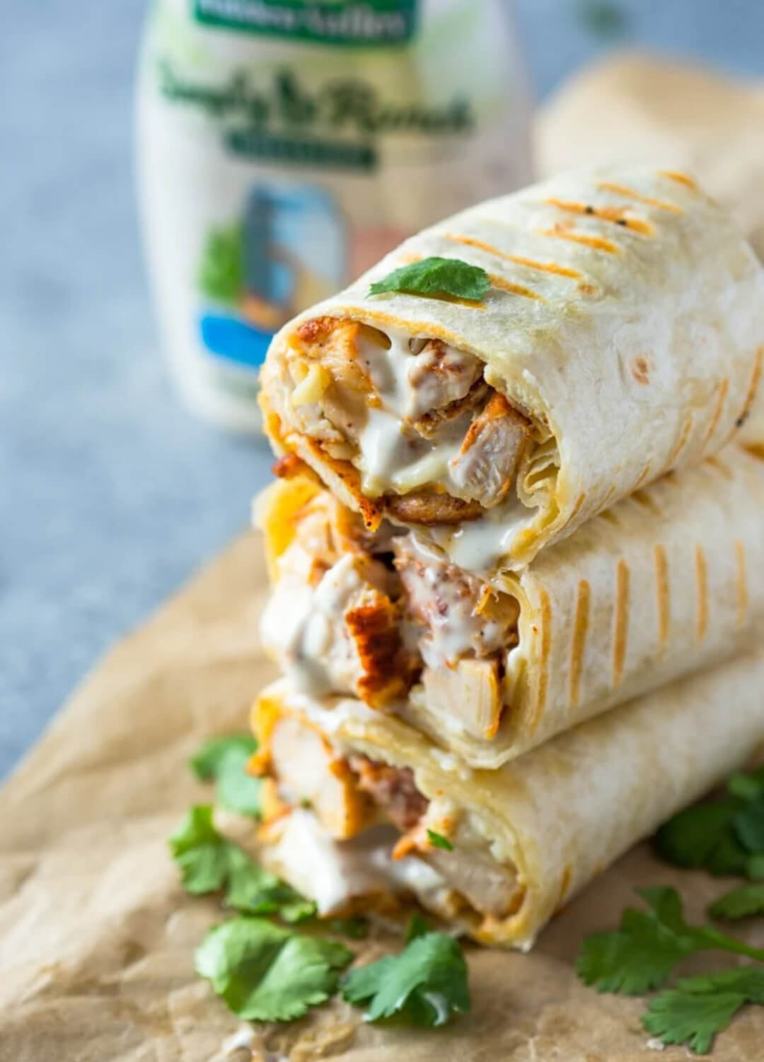 chicken ranch wraps lazy dinners