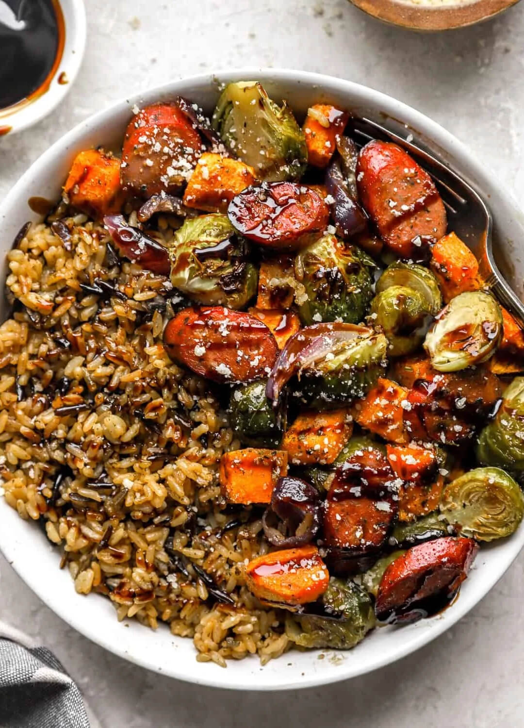 sausage and veggies lazy dinners