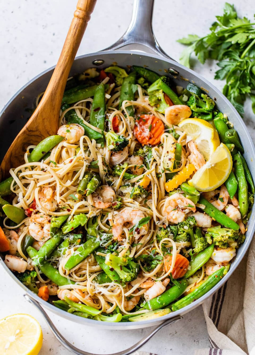 garlic shrimp pasta lazy dinners