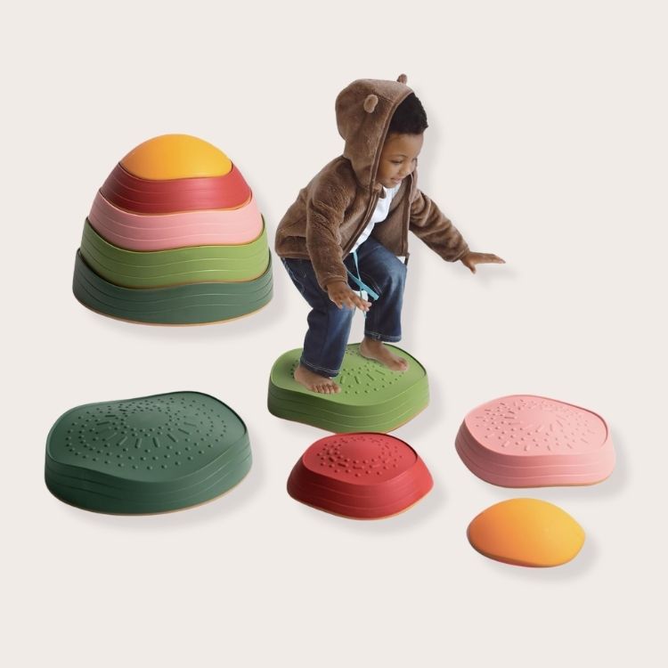 Balance Stepping Stones Obstacle Course