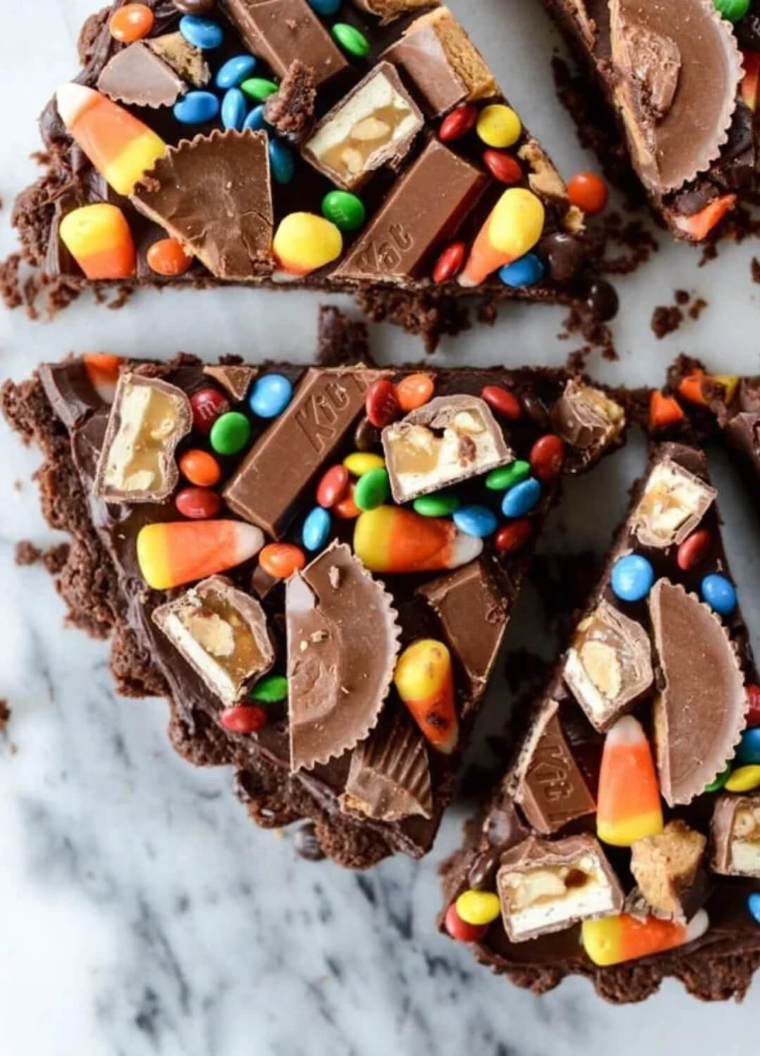 peanut butter brownie leftover halloween candy recipes