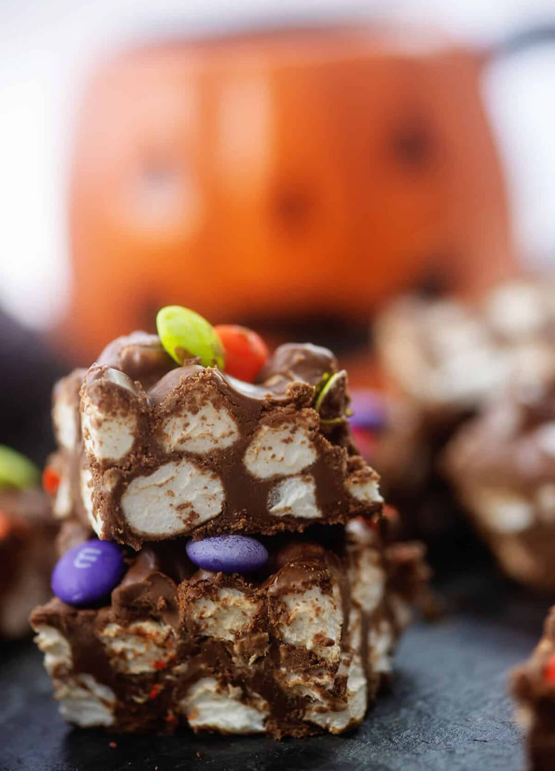 marshmallow bars leftover halloween candy recipes